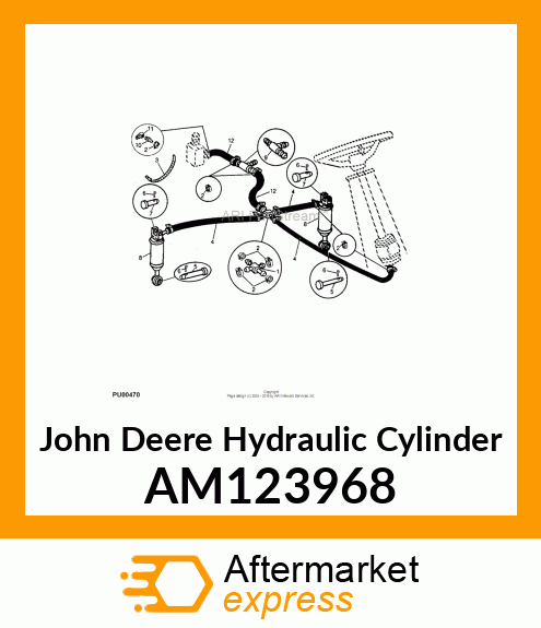 CYLINDER, HYDRAULIC LIFT AM123968