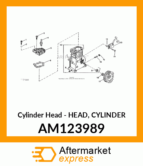 Cylinder Head AM123989