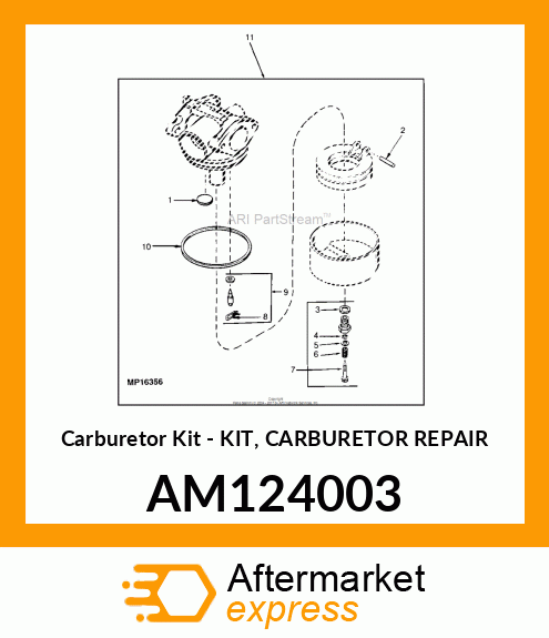 Carburetor Kit AM124003