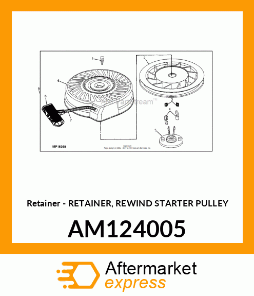 Retainer AM124005