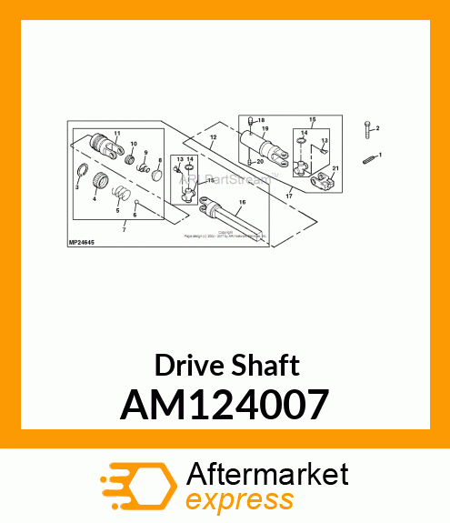 Drive Shaft AM124007