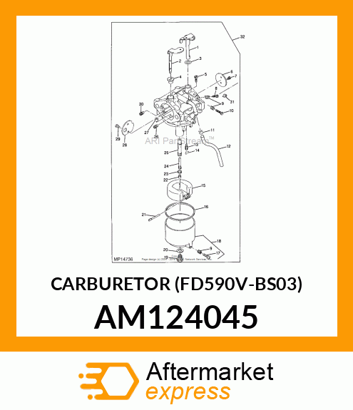 CARBURETOR AM124045