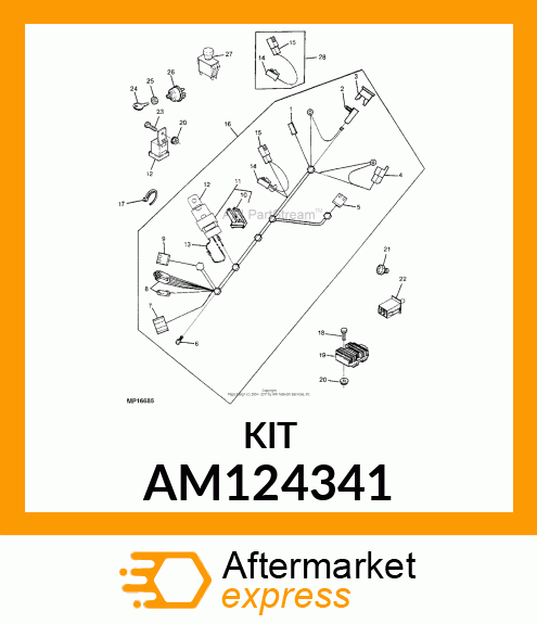 Wiring Harness AM124341