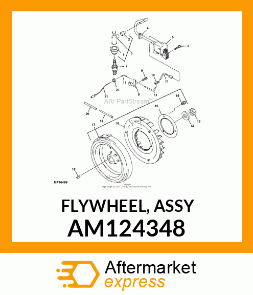 Flywheel AM124348