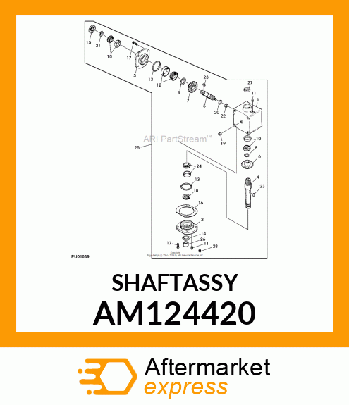 Shaft Kit AM124420