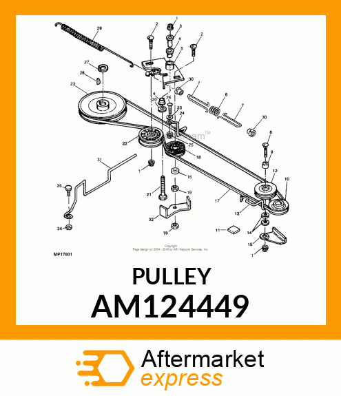 Pulley AM124449