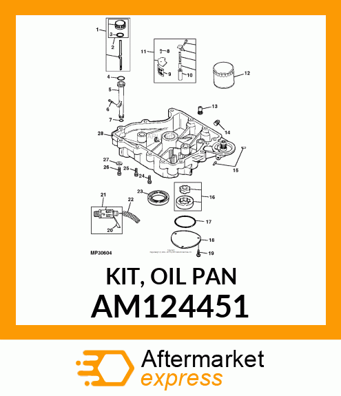 KIT, OIL PAN AM124451