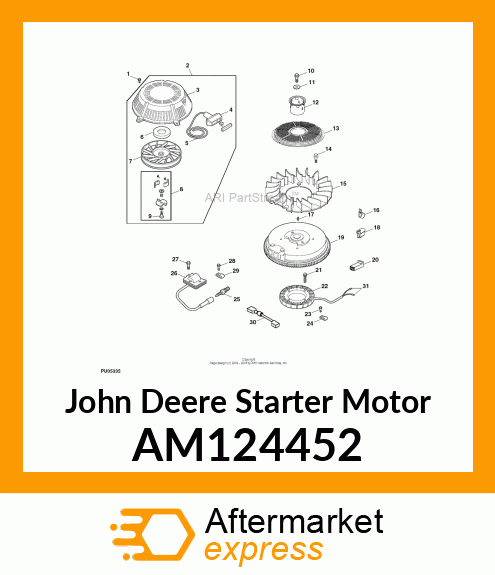 Starter Motor AM124452