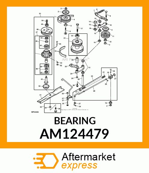 BEARING, SPINDLE AM124479