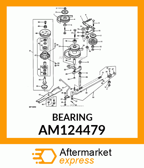 BEARING, SPINDLE AM124479