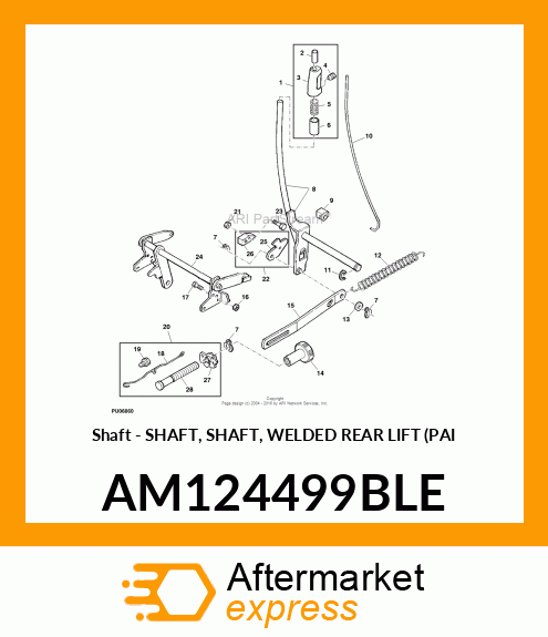 Shaft AM124499BLE