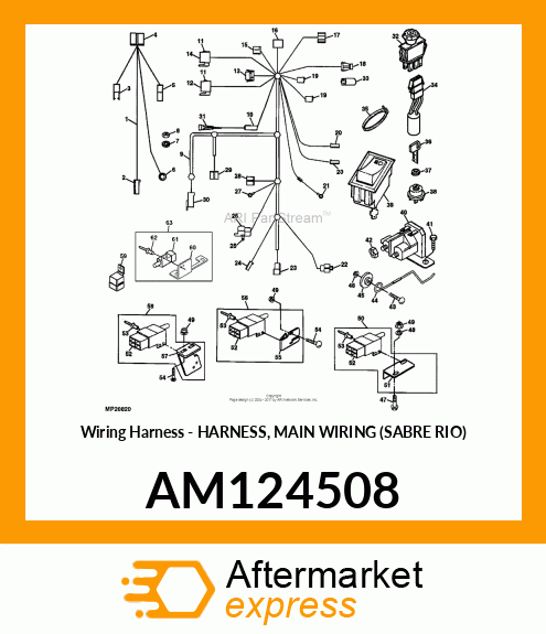 Wiring Harness - HARNESS, MAIN WIRING (SABRE RIO) AM124508