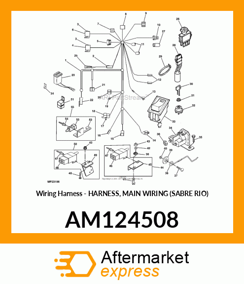 Wiring Harness - HARNESS, MAIN WIRING (SABRE RIO) AM124508