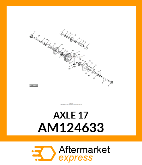 AXLE 17 AM124633