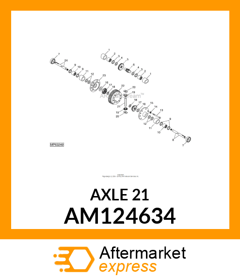 AXLE 21 AM124634
