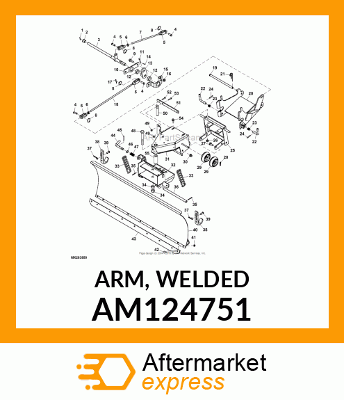 ARM, WELDED AM124751