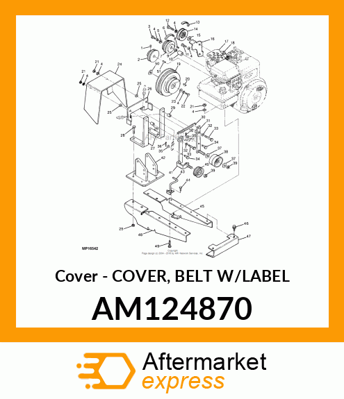 Cover Belt with Label AM124870