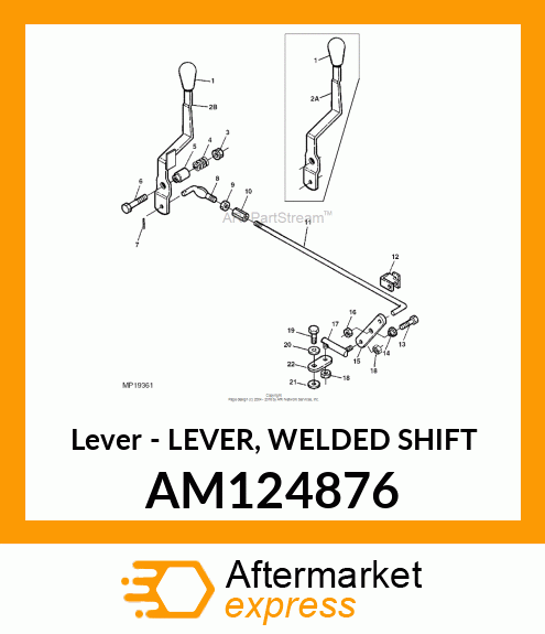 Lever AM124876