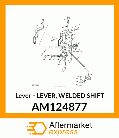 Lever AM124877