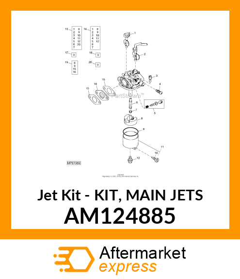 Jet Kit AM124885