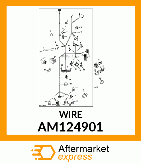 HARNESS, WIRING (FUSE LINK) AM124901