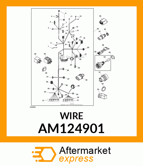 HARNESS, WIRING (FUSE LINK) AM124901