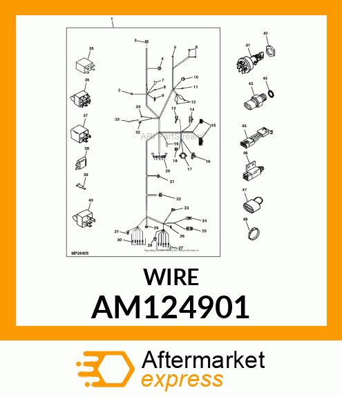 HARNESS, WIRING (FUSE LINK) AM124901