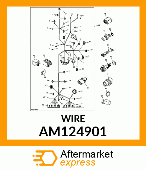 HARNESS, WIRING (FUSE LINK) AM124901