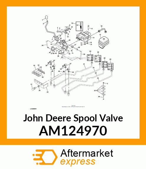 VALVE, THREE SPOOL LESS RELIEF AM124970