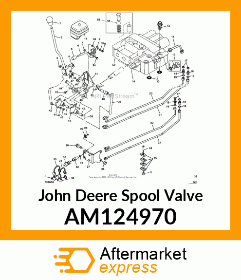 VALVE, THREE SPOOL LESS RELIEF AM124970