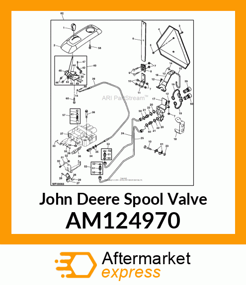 VALVE, THREE SPOOL LESS RELIEF AM124970