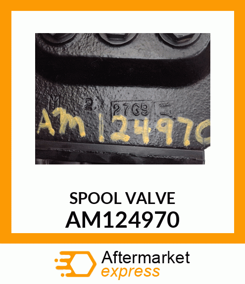 VALVE, THREE SPOOL LESS RELIEF AM124970