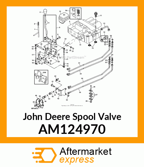 VALVE, THREE SPOOL LESS RELIEF AM124970