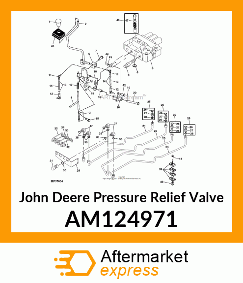 VALVE, RELIEF (2,125 PSI) AM124971