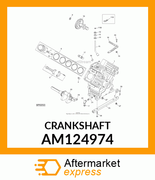 CRANKSHAFT AM124974