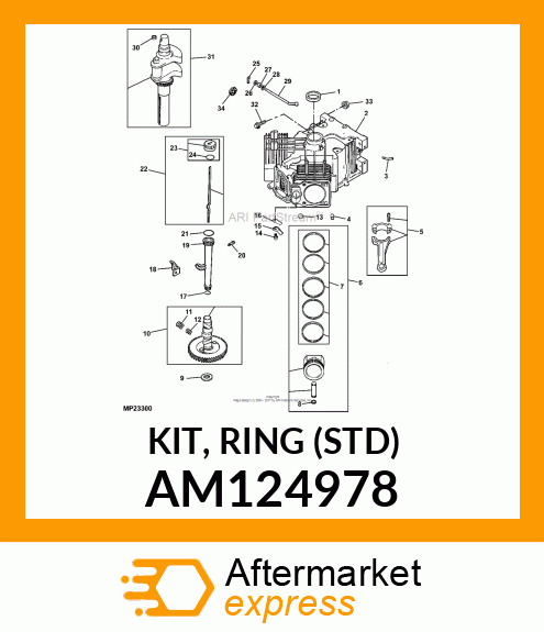 KIT, RING (STD) AM124978