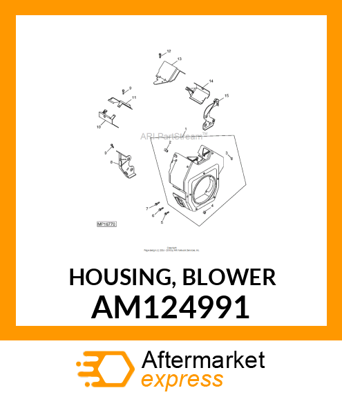 HOUSING, BLOWER AM124991