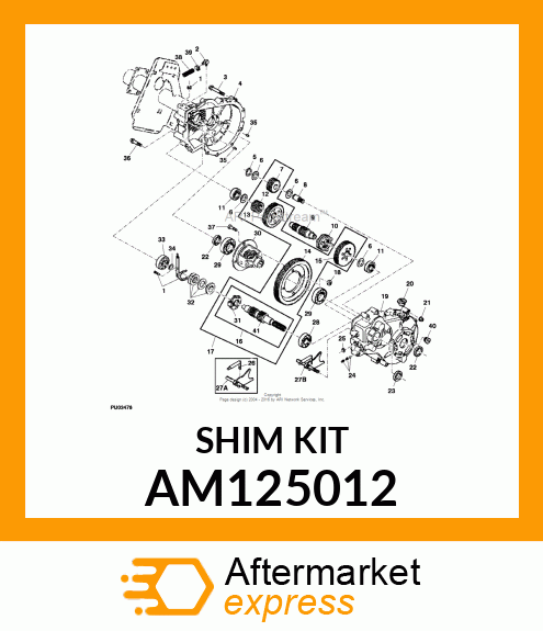 Shim Kit AM125012