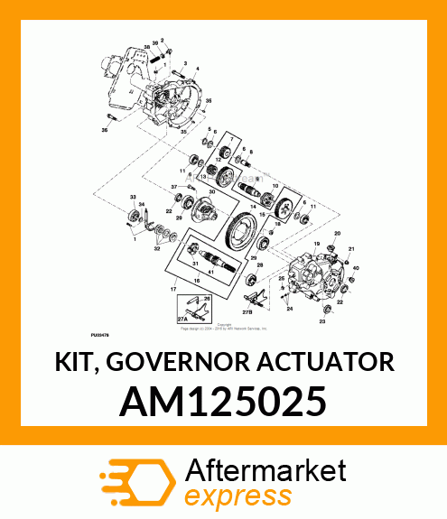 KIT, GOVERNOR ACTUATOR AM125025