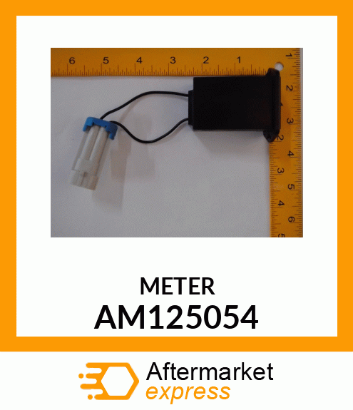 METER, HOUR RECT SURFACE MTG METRIC AM125054