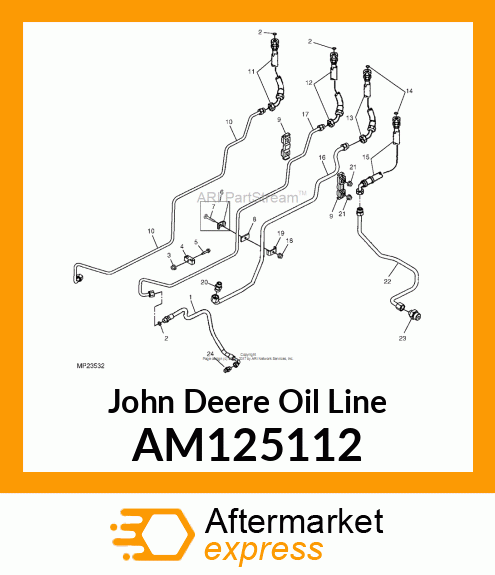 TUBE, HYDRAULIC AM125112