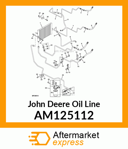 TUBE, HYDRAULIC AM125112