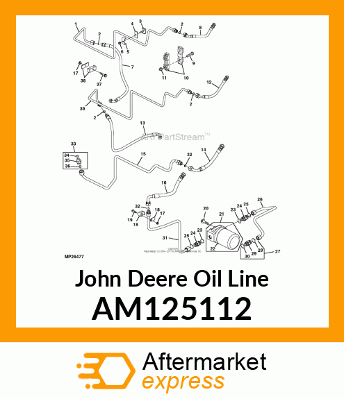 TUBE, HYDRAULIC AM125112