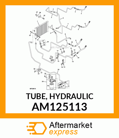 TUBE, HYDRAULIC AM125113