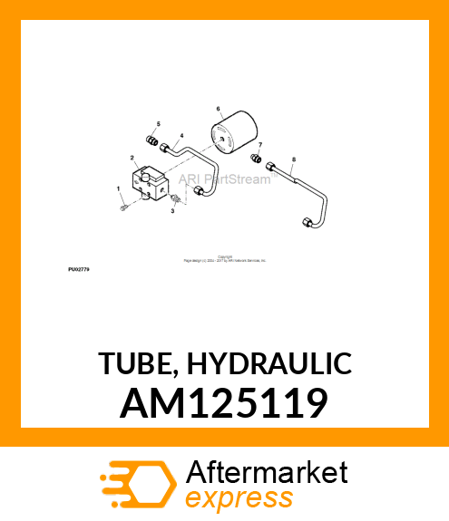 TUBE, HYDRAULIC AM125119