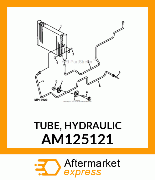 TUBE, HYDRAULIC AM125121