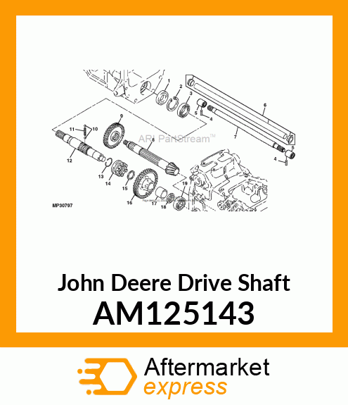 SHAFT, DRIVE (MFWD) AM125143