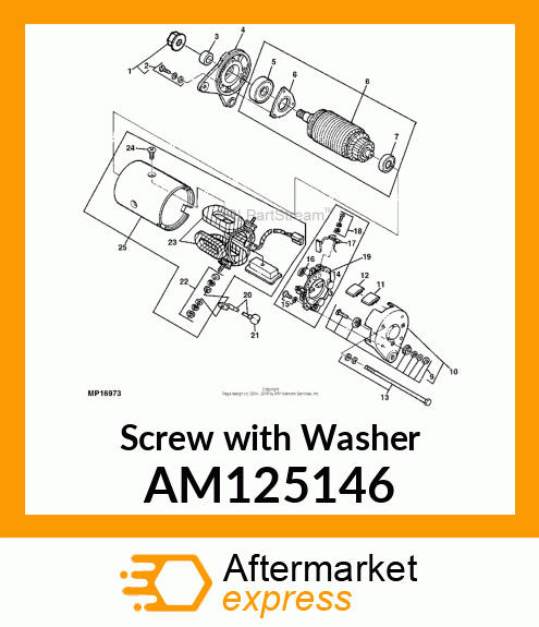 Screw with Washer AM125146