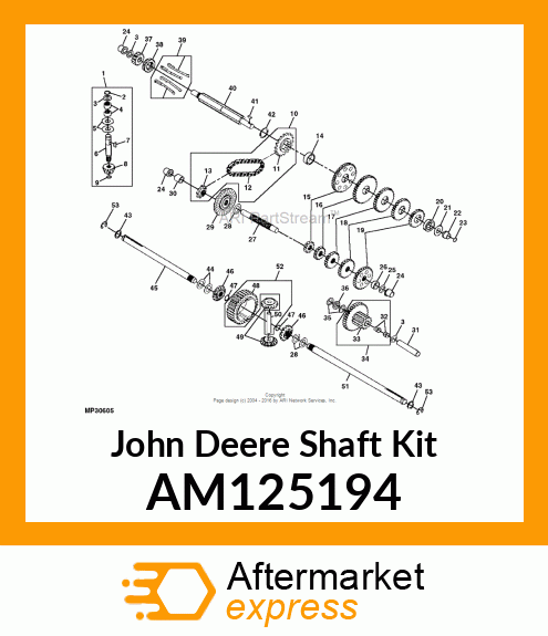 KIT, INPUT SHAFT AM125194