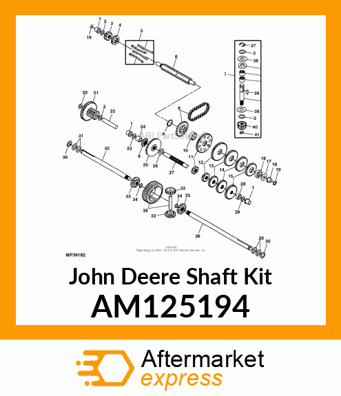 KIT, INPUT SHAFT AM125194